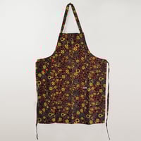 イタリア製】胸付きシェフエプロン デイジー（花柄）エゴシェフ | Qui