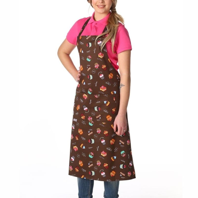 イタリア製】胸付きシェフエプロン スイーツ エゴシェフ | Qui L'Italia