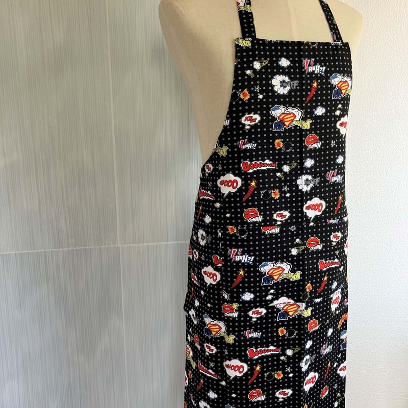 イタリア製】胸付きシェフエプロン ポップアート エゴシェフ | Qui L