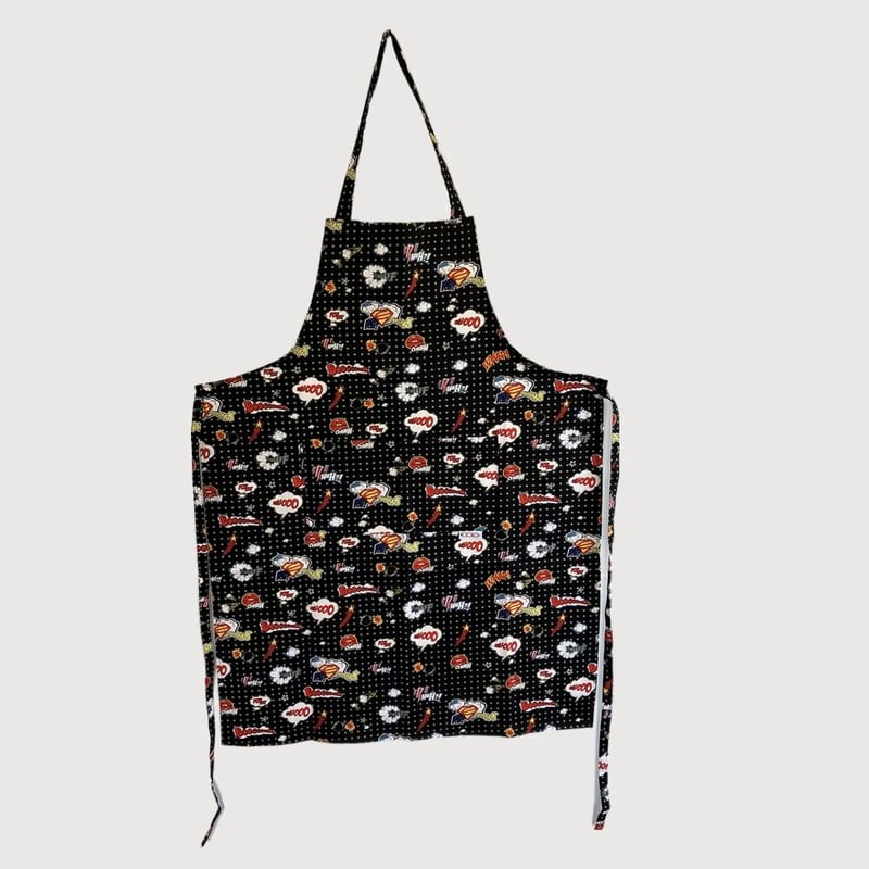イタリア製】胸付きシェフエプロン ポップアート エゴシェフ | Qui L イタリア製】胸付きシェフエプロン ポップアート エゴシェフ | Qui L