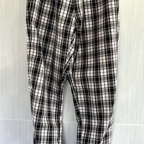 【イタリア製】コックパンツ　ゴルフ（チェック柄）エゴシェフ　Sサイズ　現品限り