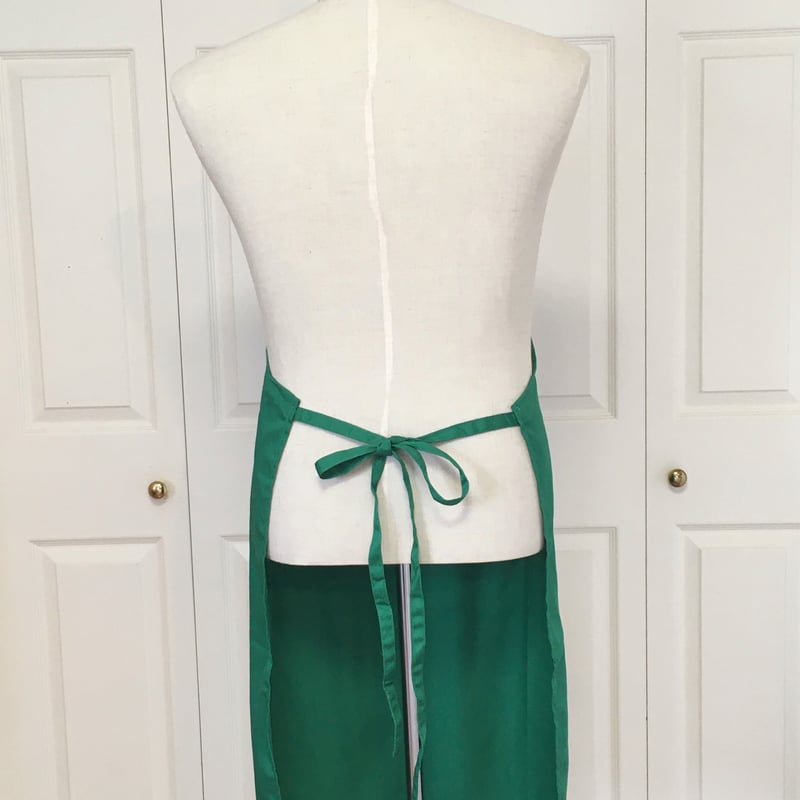 イタリア製】胸付きシェフエプロン ケリーグリーン エゴシェフ | Qui L