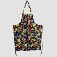 イタリア製】胸付きシェフエプロン ギア（歯車柄）エゴシェフ | Qui L