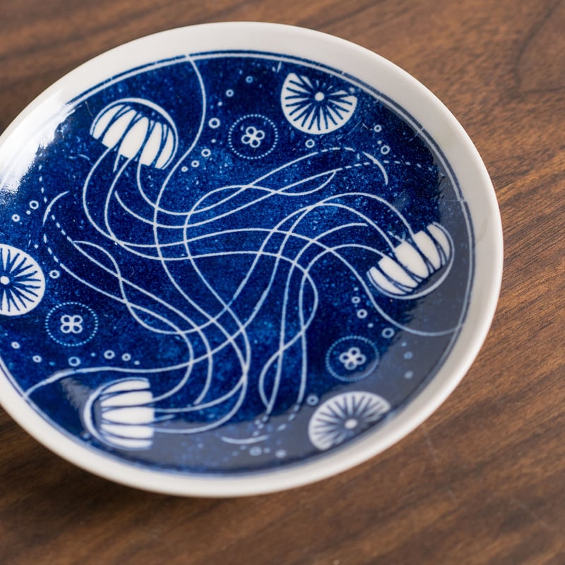 夜くらげ | いなこさら：イナコ流現代版印判皿