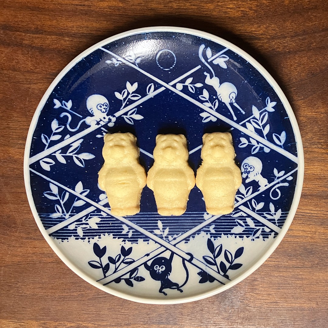 2016申年】かきくうさる | いなこさら：イナコ流現代版印判皿