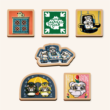 ふたりのり・もくせいばっぢ