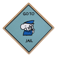GO TO JAIL・もくせいばっぢ