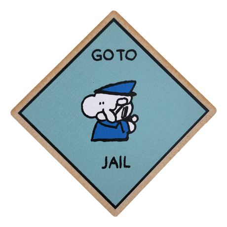GO TO JAIL・もくせいばっぢ