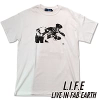 [アウトレット]限られたセレクトショップで展開するL.I.F.E [ LIVE IN FAB EARTH ](ライフ)MO Tシャツ ブラック【スケートボードアパレル】
