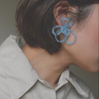 Jade bloom earrings
