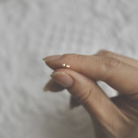Minimum pierce ♡K18