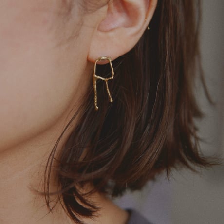 Initial earrings