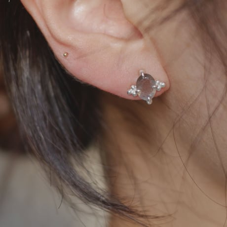 Labradrite mini earrings