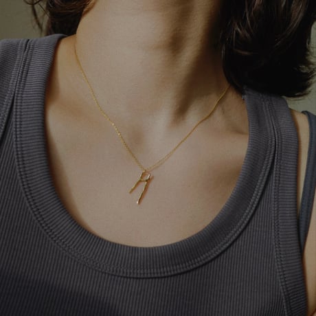 Initial necklace