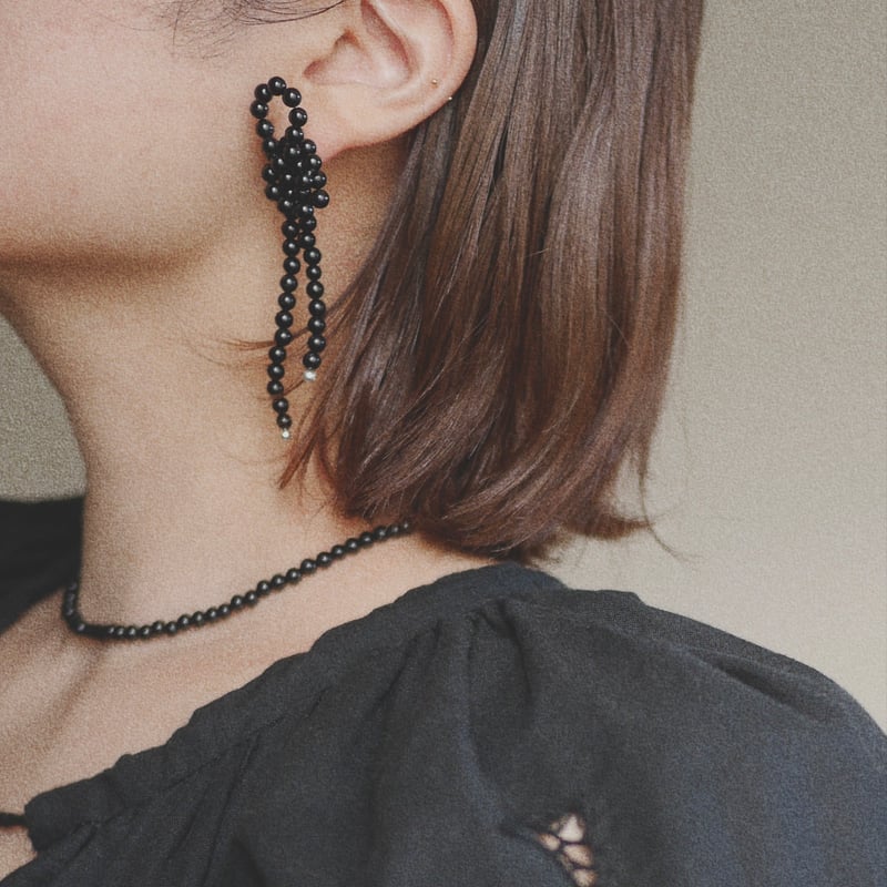 Black tourmaline earrings | ritta