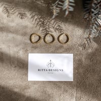 Triangle ring -gold
