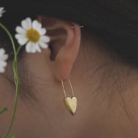♡ pin earrings