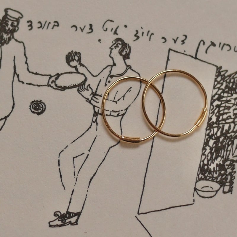 Minimum pierce Full circle K18 | ritta