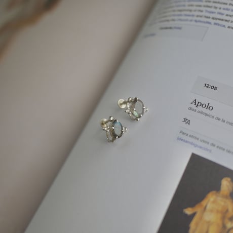 Labradrite mini earrings