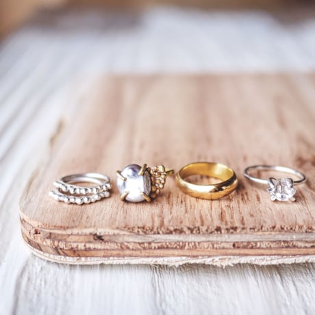 Triangle ring -gold