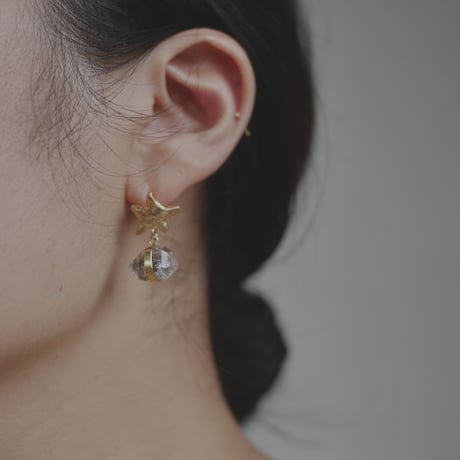 ⭐︎ Harkimer quartz earrings