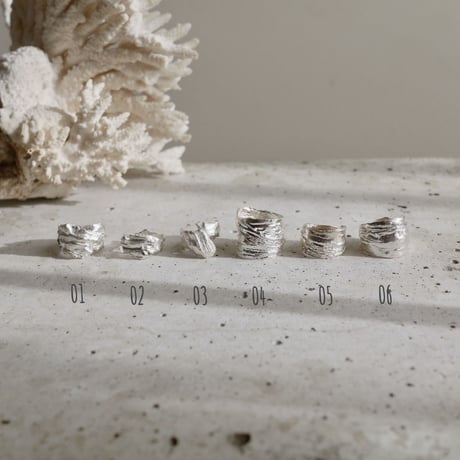 925 rough ring
