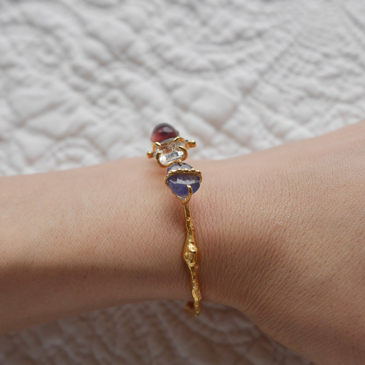 Amethyst× Labradorite× Harkimer quartz× Iolite