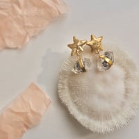 ⭐︎ Harkimer quartz earrings