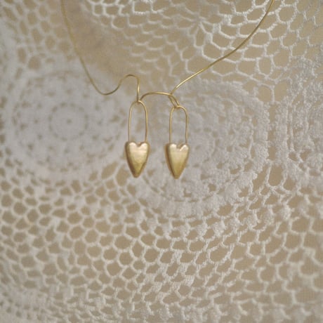 ♡ pin earrings