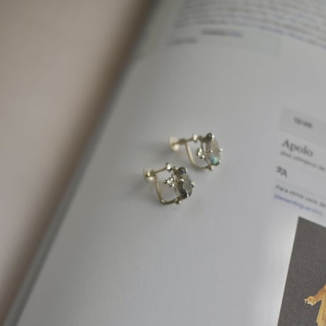 Labradrite mini earrings