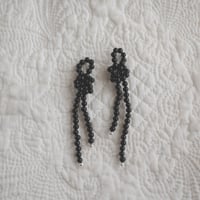 Black tourmaline earrings