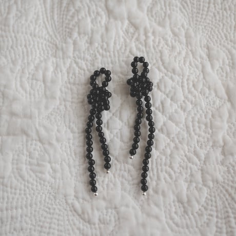 Black tourmaline earrings