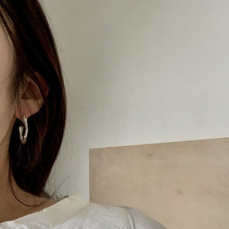 Rough hoop earrings-01