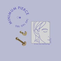 Minimum pierce ♡ K18 Body pierce