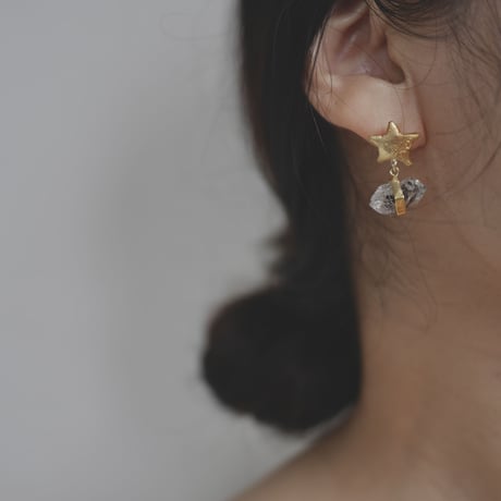⭐︎ Harkimer quartz earrings