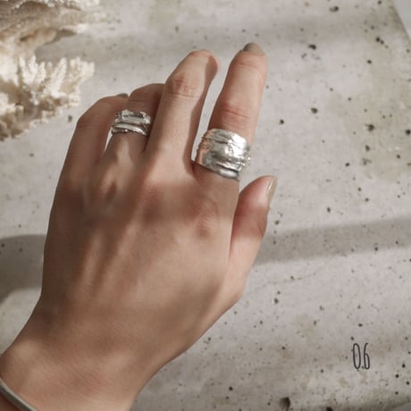 925 rough ring