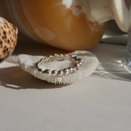 925 dot double finger ring
