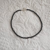 Black tourmaline necklace