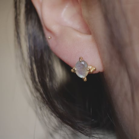 Labradrite mini earrings