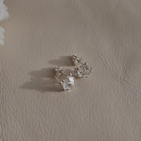 Harkimer quartz mini earrings