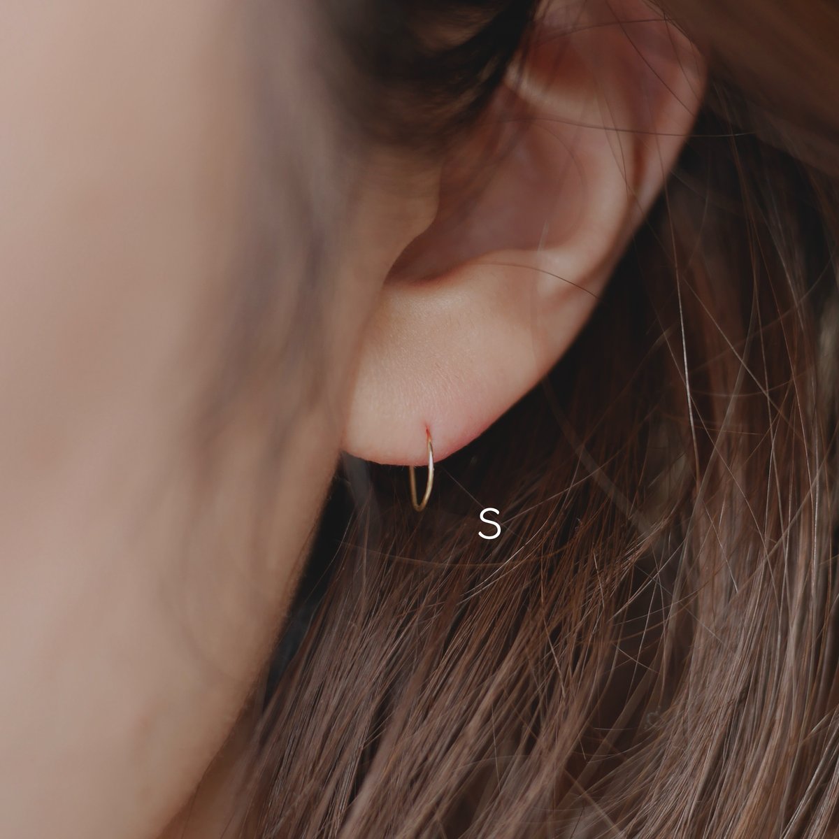 Minimum pierce Full circle K18 | ritta