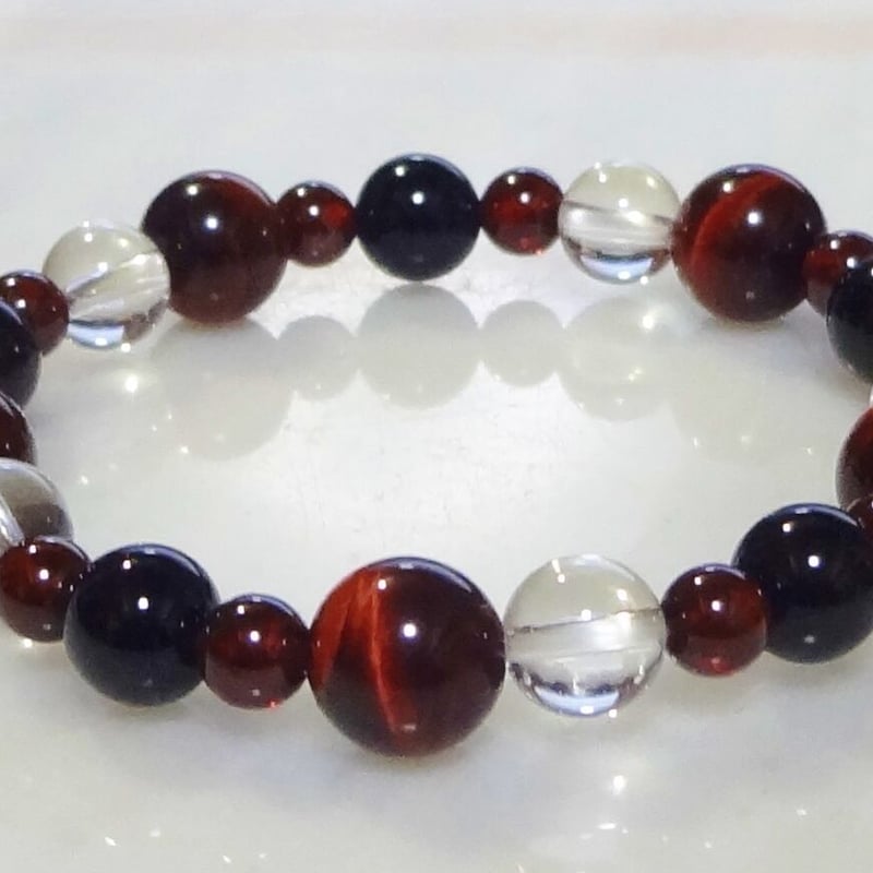 タロ画面天然石ブレスレット メロメロ1174号ブレスレット - 天然石のアクセサリー