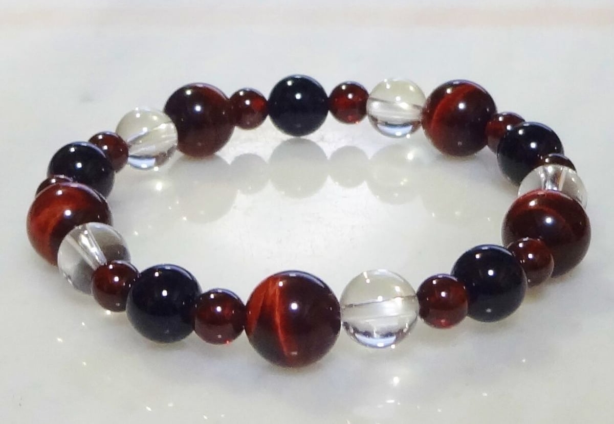 楽天市場】レッドタイガーアイの通販 おまとめ専用です♡極み無染色レッド