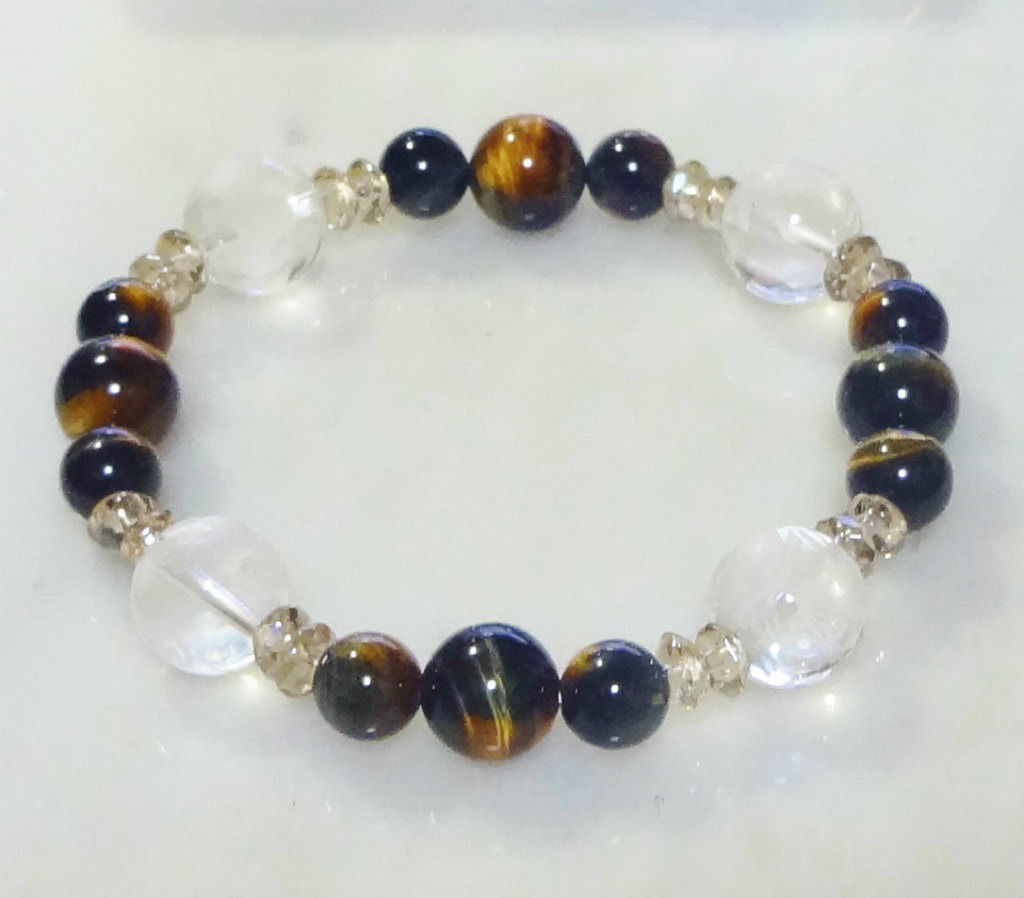 四方を司る四神に守られ幸運をつかむ/ 水晶四神・3色タイガーアイ/パワーストーン 四方を司る四神に守られ幸運をつかむ/ 水晶四神・3色