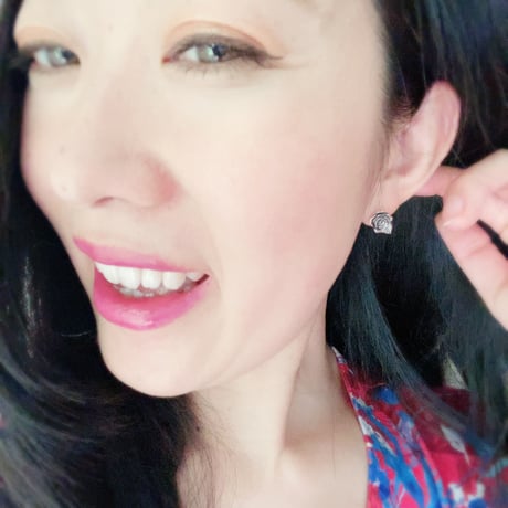 【ピアス・イヤリング】La Vie en Rose【original design by Yukiko Tsuda&E.JXOGA】