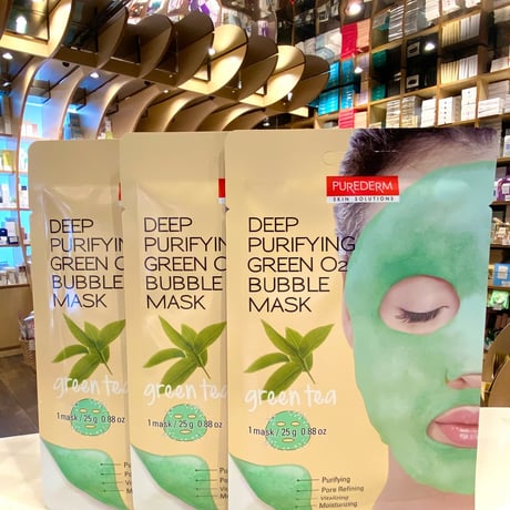 [PUREDERM] ディープピュリファインググマスク緑茶