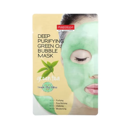 [PUREDERM] ディープピュリファインググマスク緑茶