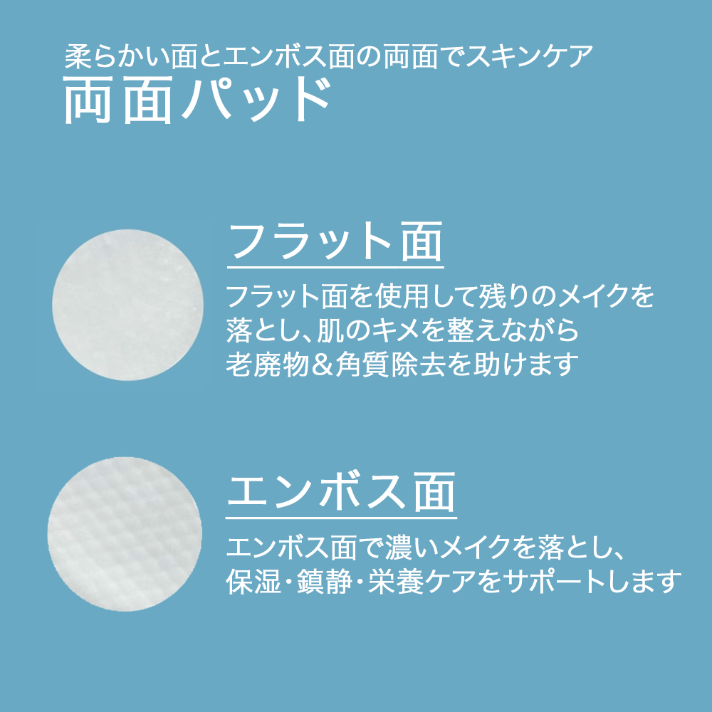 SKIN FACTORY] SF23 ナチュラルパーフェクトクレンジングパッド