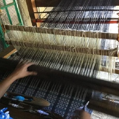 伝統織物ビナクル　A4縦型2wayトート/ アースブリーズ　Earth Breeze