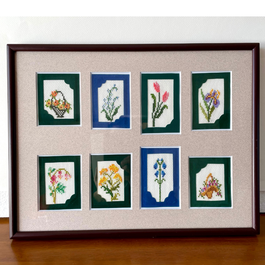 サザンクロス・フラワー刺繍額 (花8種) | パクパクナティン❤エシカル